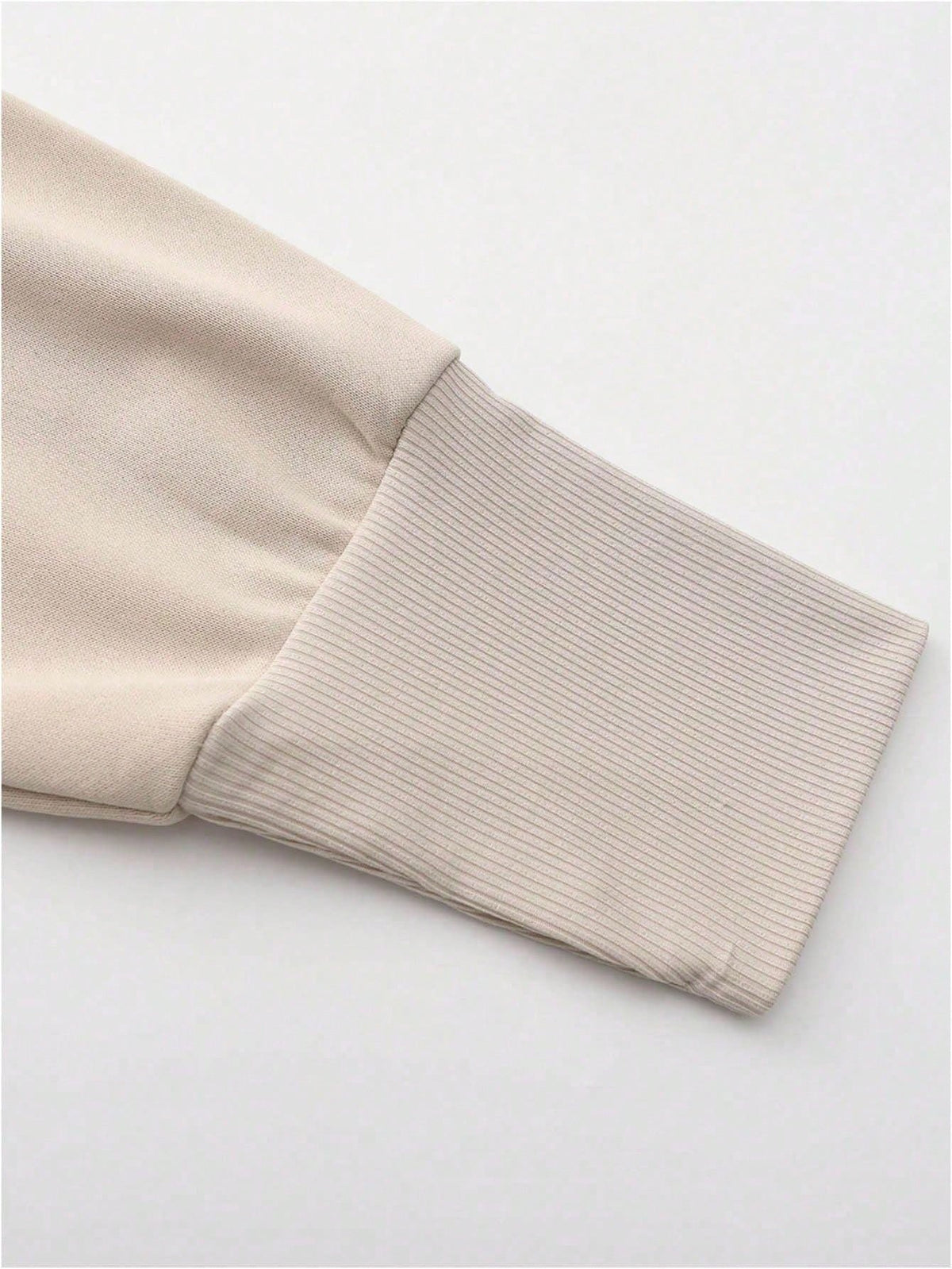 Women's Lounge Set, Oversized Crew Neck Top with Side Slits and Matching Leggings, Oatmeal, view 2