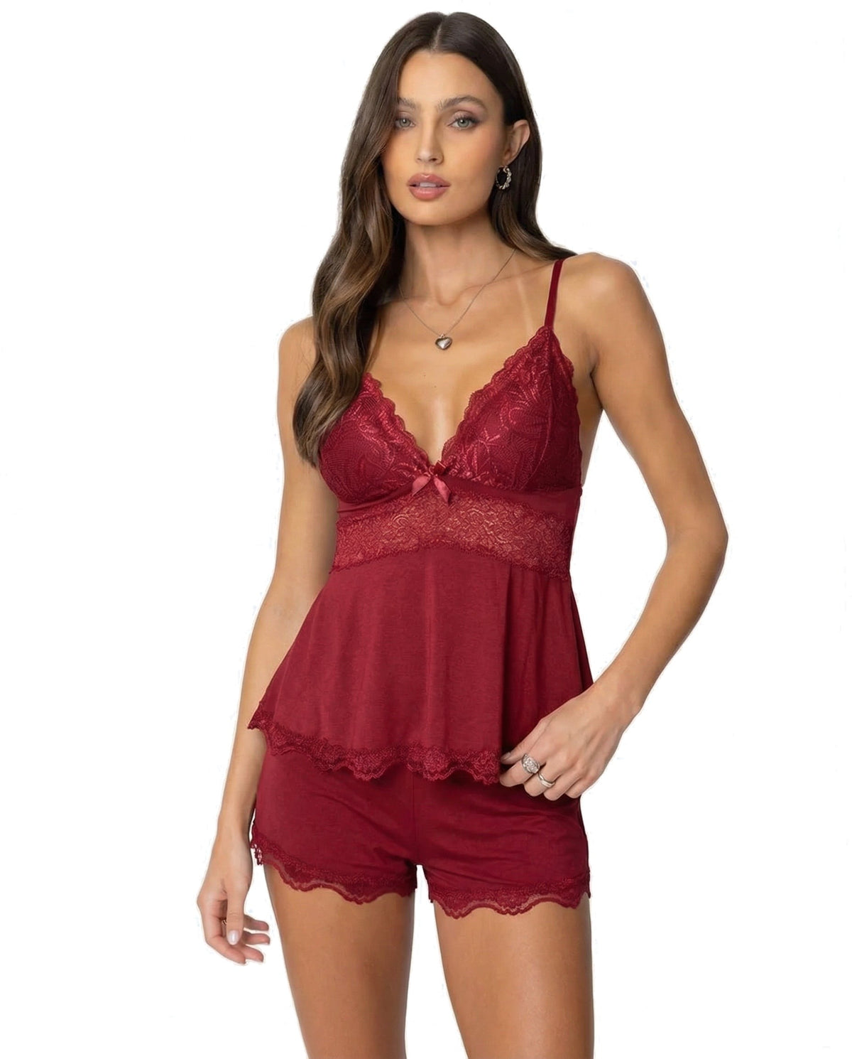 Midnight Kiss women's pajama set, product view 4